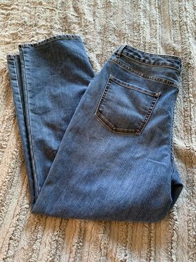 Coldwater Creek Classic Blue Women's Jeans - Everyday Straight Fit, size 14P